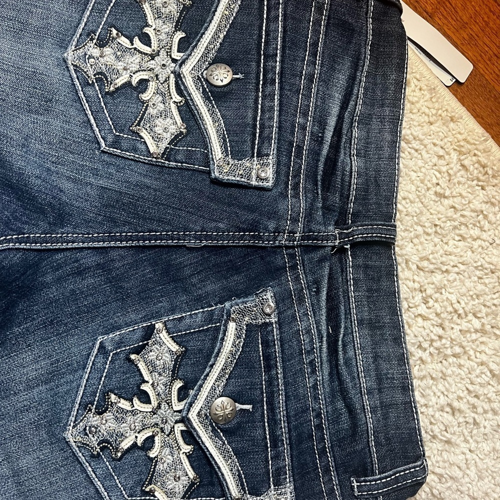 WOMENS NEW DIRECTIONS WEEKEND DENIM SHORTS SIZE 10 NWT - Picture 9 of 13